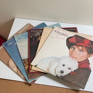 Barbara Streisand vinyl record collection